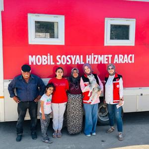 Yerinde Sosyal Hizmet Programı kapsamında, Mobil Sosyal Hizmet aracı ile köylerimize ziyaret gerçekleştirdi. - fotoğraf 1