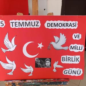 Kuruluşumuzda koruma ve bakım altında bulunan çocuklarımız tarafından, 15 Temmuz Demokrasi ve Millî Birlik Günü münasebetiyle çeşitli farkındalık etkinlikleri gerçekleştirildi. - fotoğraf 2