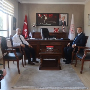 Karabük İl Milli Eğitim Müdürü Nevzat Akbaştan İl Müdürümüz Sami Çİfte Hayırlı Olsun Ziyareti - fotoğraf 1