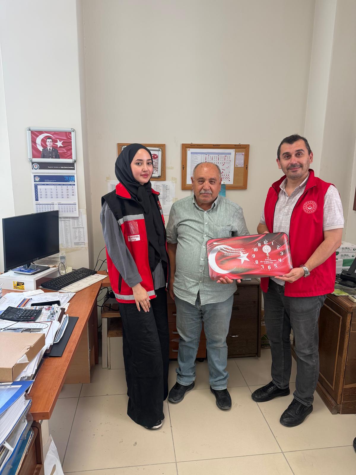 Kahraman şehidimizin kıymetli ailesi ziyaret edildi.