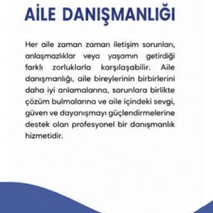 Aile Danışmanlığı Hizmeti - fotoğraf 2