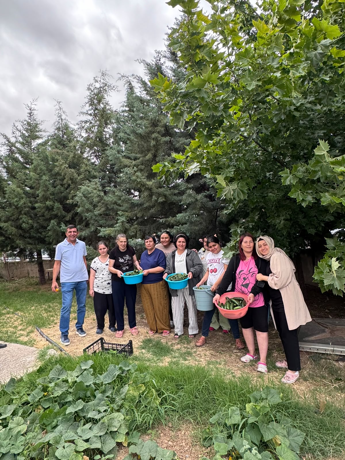 Engelsiz Yaşam Bakım Rehabilitasyon ve Aile Danışma Merkezi Müdürlüğümüzden hizmet alan özel gereksinimli bireylerimiz, kendi emekleriyle yetiştirdikleri ürünlerin hasadını gerçekleştirdi.