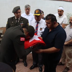 Kıbrıs Gazimiz Tahir Evkayayı Ebediyete Uğurladık - fotoğraf 9