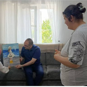 Evde Bakım Hizmetinden Yararlanan Ailemize Ziyaret - fotoğraf 1