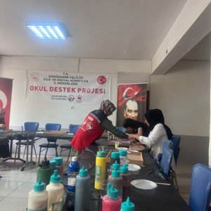 Gümüşhane SHM Ortaöğretim Grubu Çocuklarımız Sanat Atölyesinde Buluştu - fotoğraf 1