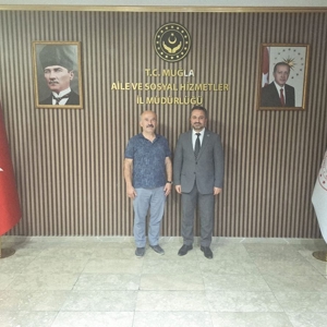 Menteşe Türdü 100. Yıl Ortaokulu Müdürü Muhammet Deniz SOLMAZ, İl Müdürümüz Mahmut SELÇUK’u makamında ziyaret etti. - fotoğraf 1