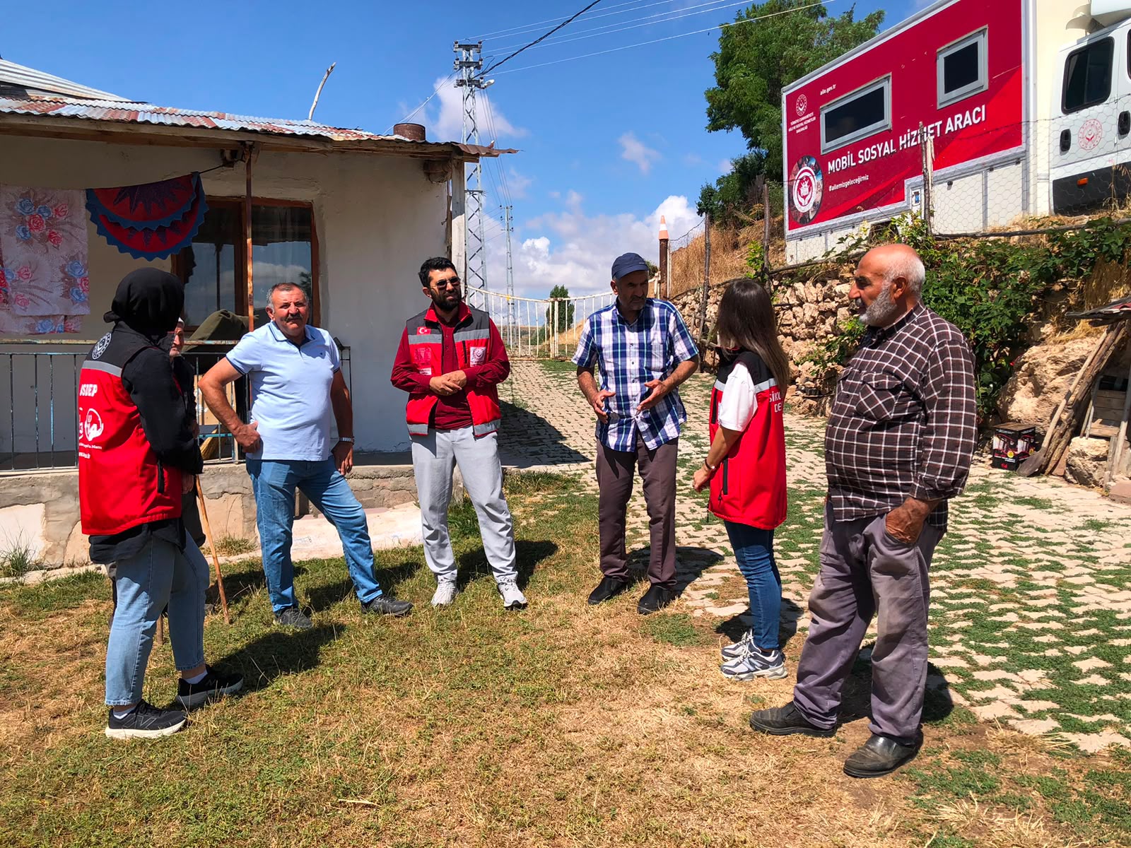 Mobil Sosyal Hizmet Aracımız Merkez Köylerimiz de