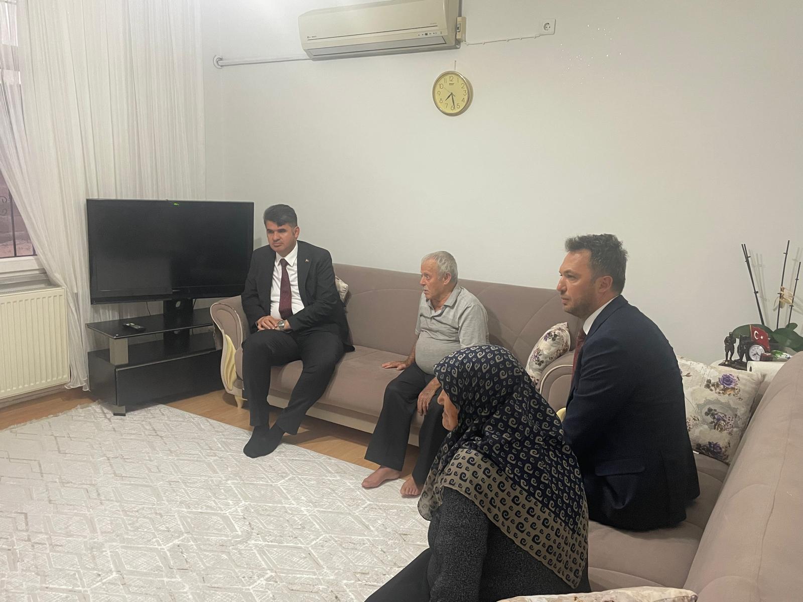 Şehit Jandarma Uzman Çavuş Faruk SÜRMELİOĞLU’nun Ailesine Ziyaret
