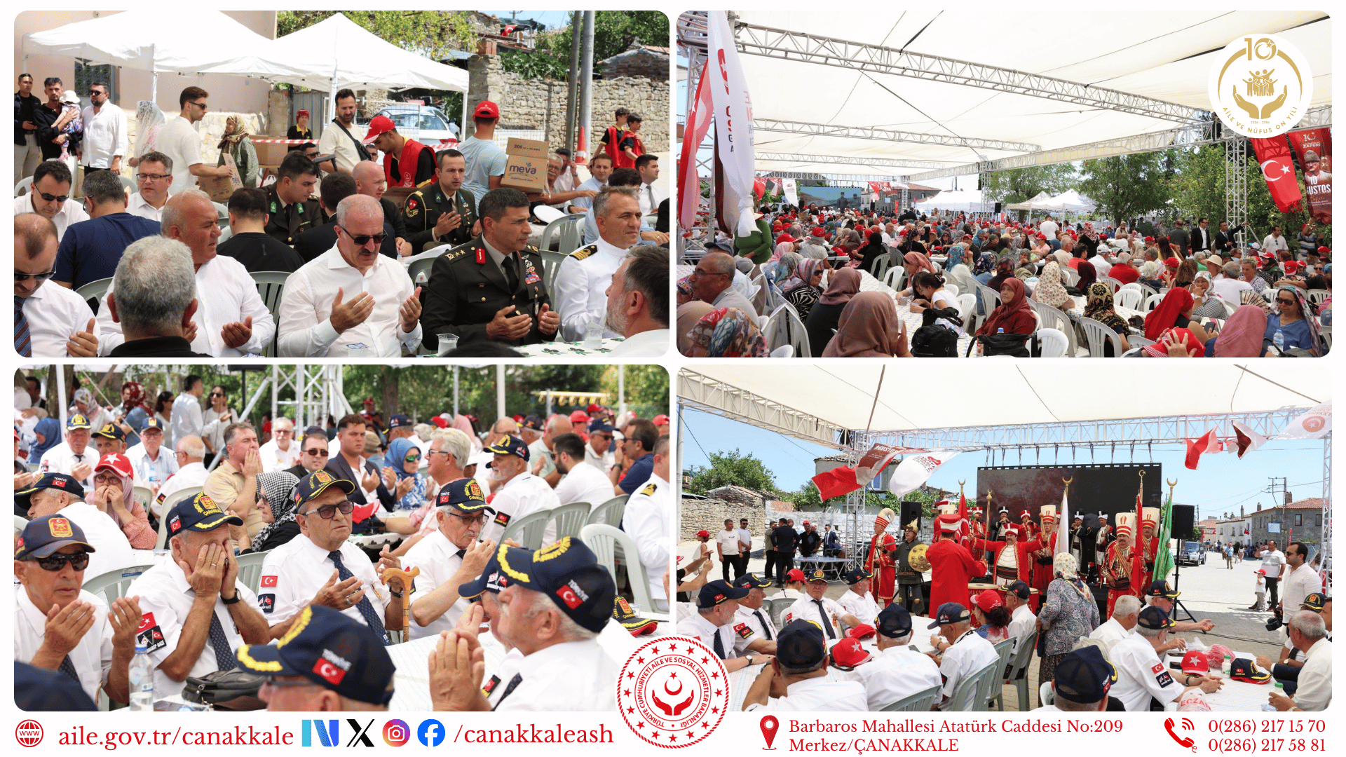 🇹🇷 Anafartalar Zaferi’nin 111. Yılında Şehitlerimiz Dualarla Yâd Edildi