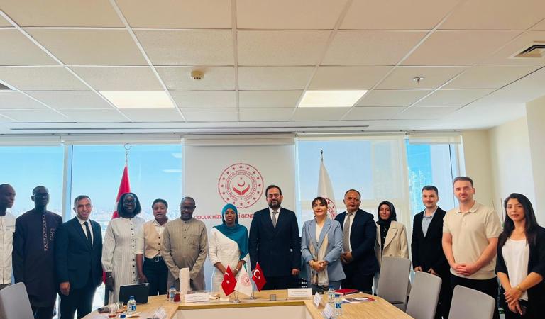 Senegal Cumhuriyeti Aile, Dayanışma ve Sosyal Eylem Bakanlığına bağlı Devlet Koruması Altındaki Çocuklar Ulusal Ofisi (ONPN) heyeti Genel Müdürlüğümüze teknik çalışma ziyareti gerçekleştirdi.