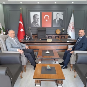 28.Dönem AK Parti Muğla Milletvekili Sayın Kadem Mete ve AK Parti Menteşe İlçe Başkanı Avukat Sayın Mustafa Algan, İl Müdürümüz Sayın Mahmut Selçuk’u makamında ziyaret etti. - fotoğraf 1