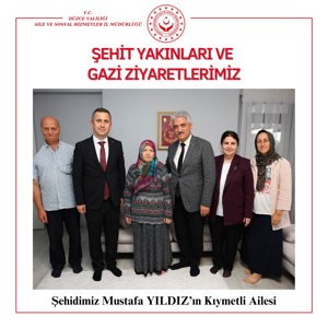 Şehidimiz Mustafa YILDIZ’ın Kıymetli Ailesi Ziyaret Edildi. - fotoğraf 1