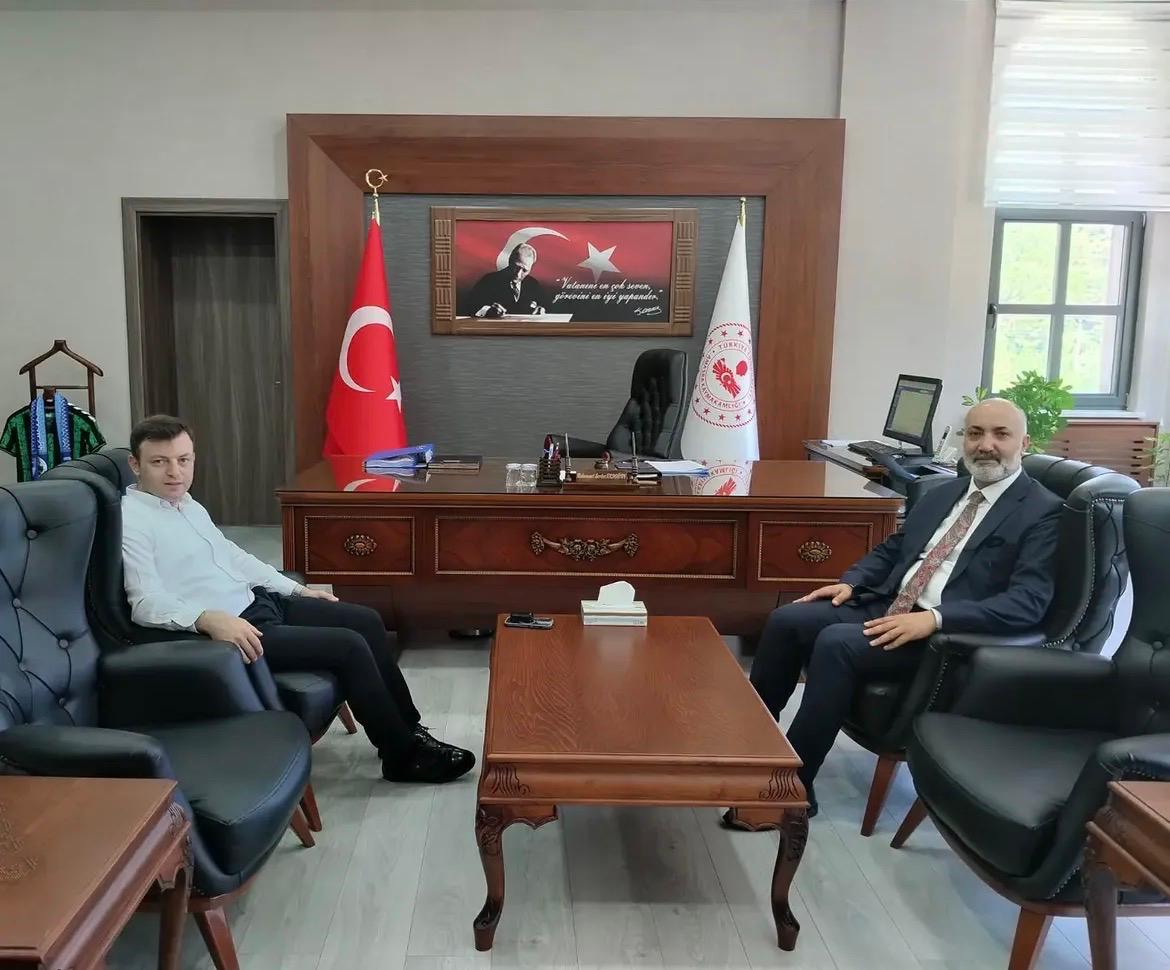 İl Müdürümüz Yavuz Korkmaz’dan Amasra Kaymakamı Muhammet Serdar Erdoğan’a Hayırlı Olsun Ziyareti