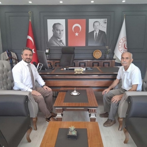 Şehit Söz. Er Adnan ERGEN’in kıymetli babası Mehmet ERGEN, İl Müdürümüz Mahmut SELÇUK’u makamında ziyaret etti.  - fotoğraf 1