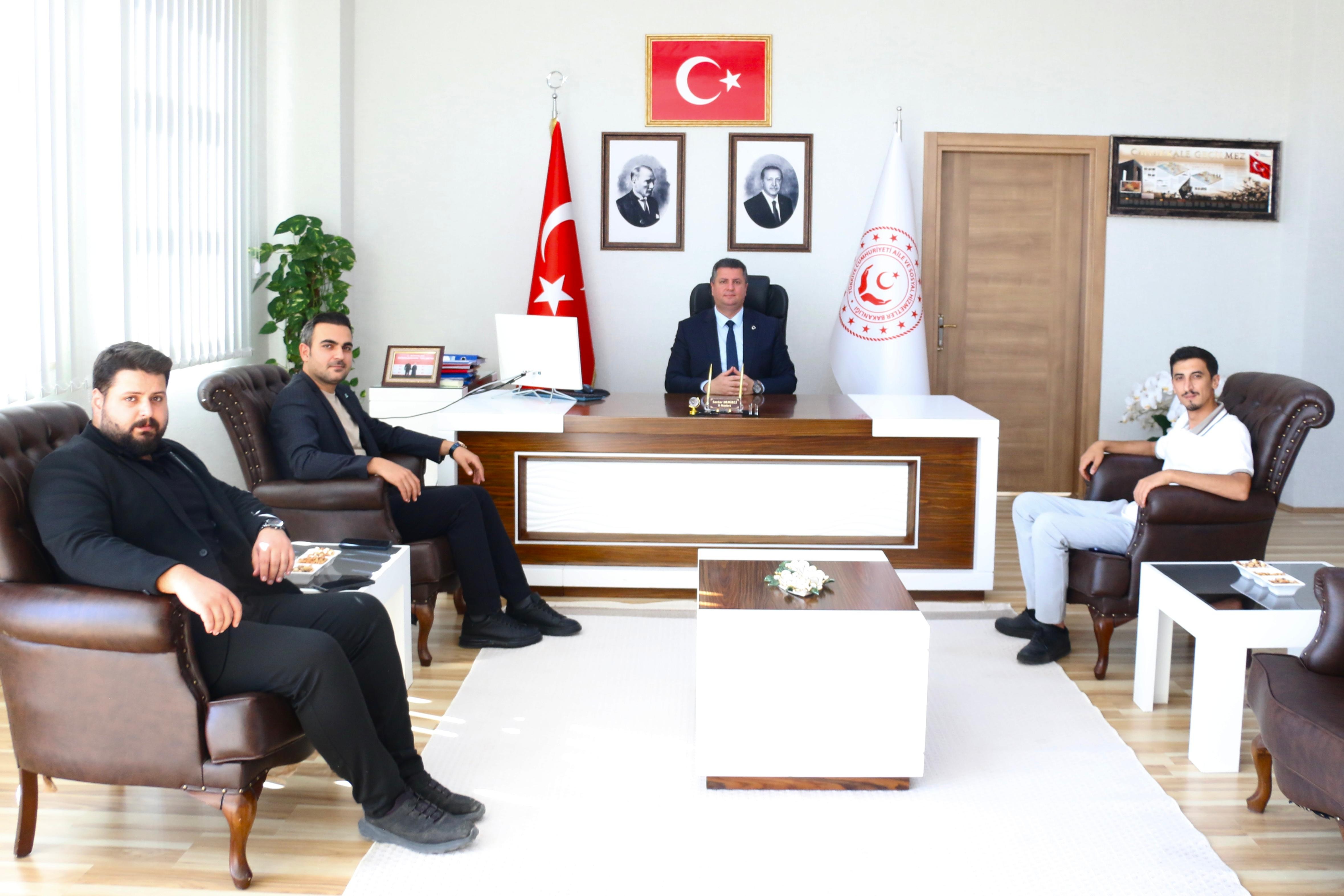 TÜGVA Elazığ İl Temsilcisi Sayın Muhammed Sacit ATAŞ ve Yönetim Kurulu İl Müdürlüğümüzü Ziyaret Etti.