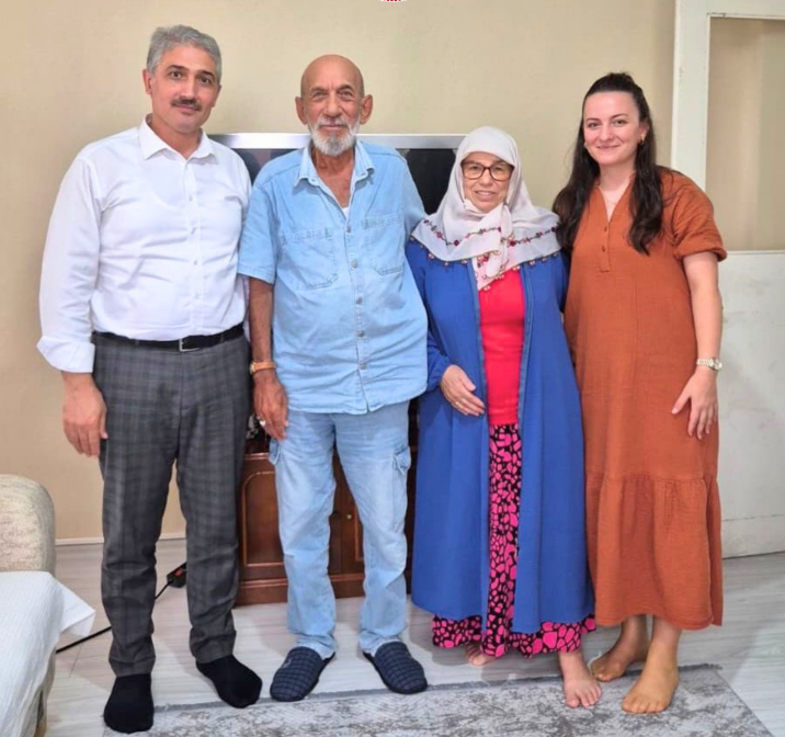 Kıbrıs Gazimiz Hüseyin Kamber ve Şehidimiz Ethem Hacımahmutoğlu'nun Ailesi Ziyaret Edildi