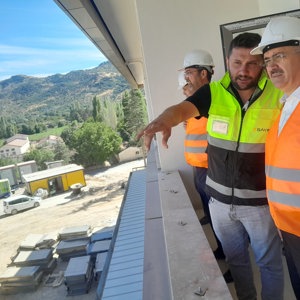 Çocuk Evleri Sitesi ve Afyonkarahisar Huzurevi İnşaat Alanında İnceleme - fotoğraf 3