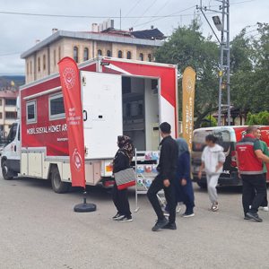 Müdürlüğümüzce yürütülen çalışmalar kapsamında Mobil Sosyal Hizmet Aracımızın Bugünkü Durağı Doğanşar İlçemiz Oldu - fotoğraf 2