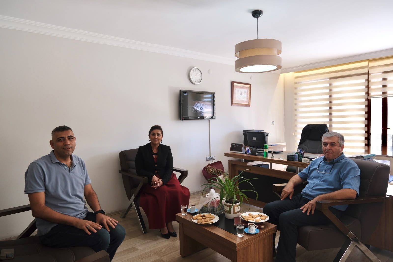 İl Müdürümüz Emine BÖÇKÜN’den Gazimiz Hüseyin İN’e İş Yeri Ziyareti