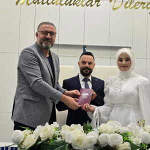  İl Müdür Yardımcımız Fatih Deveci, Aziz Şehidimiz Emin Alacahan’ın Kıymetli Kızı Şehide Alacahan’ın Nikâh Merasimine Katılarak Nikâh Şahitliğini Gerçekleştirdi - fotoğraf 2