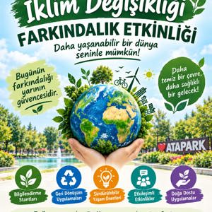 Uşak’ta İklim Değişikliğine Karşı Anlamlı Farkındalık: Atapark'ta Buluşuyoruz! - fotoğraf 1