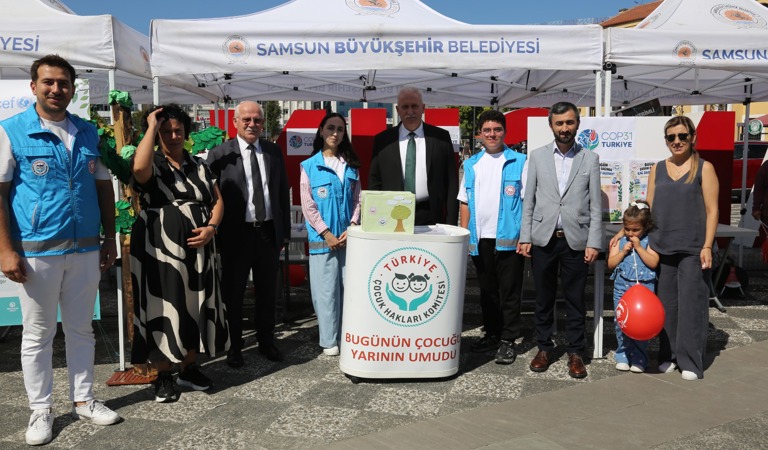 Samsun Aile Ve Sosyal Hizmetler İl Müdürlüğü Çocuk Hakları İl Komitesinden Cop31 Kapsamında İklim Değişikliği Ve Sıfır Atık Farkındalık Etkinliği