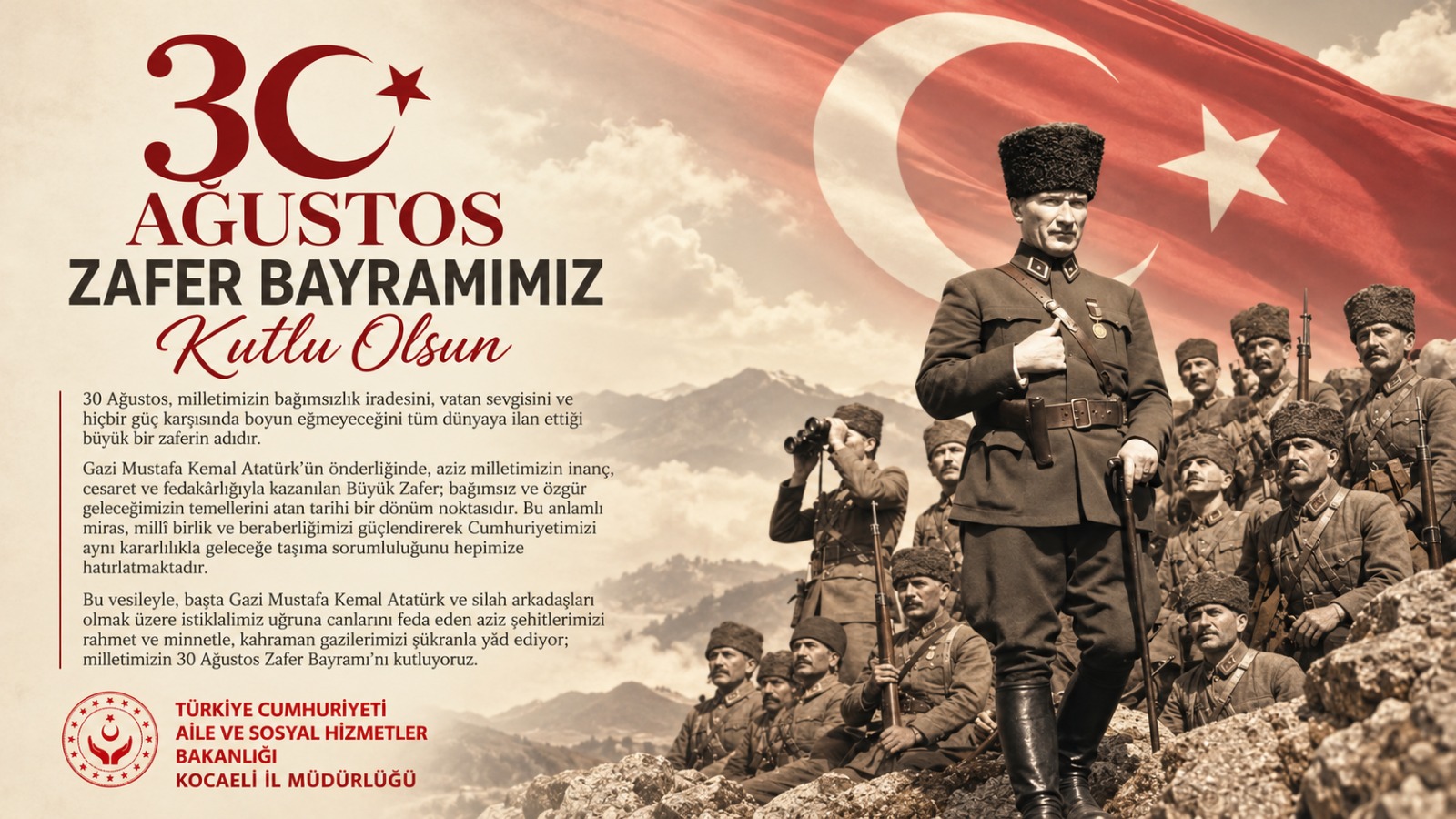 30 Ağustos Zafer Bayramımız Kutlu Olsun