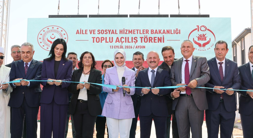 Aile ve Sosyal Hizmetler Bakanımız Göktaş, Aydın'da toplu açılış töreninde konuştu: