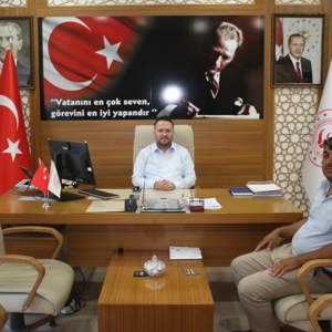 Şehit Yakınımızdan İl Müdürümüze Ziyaret - fotoğraf 1
