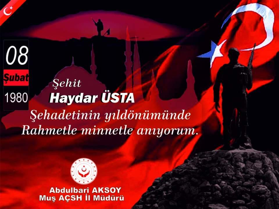 Şehadetinin Yıldönümünde Rahmetle Minnetle anıyorum