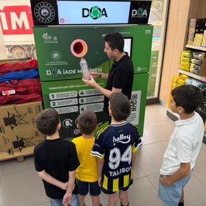Çocuk Evlerinde kalan çocuklarımıza DOA makineleri tanıtılarak, sıfır atık, geri dönüşüm ve çevre bilinci konularında bilgilendirme yapıldı. - fotoğraf 2