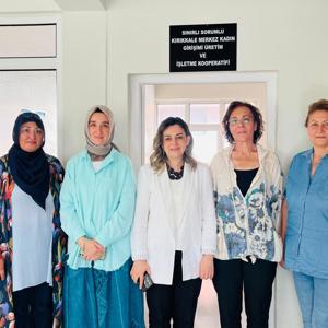 İl Müdür Yardımcımız Sayın Anıl KELEŞ, Şube Müdürümüz Sayın Leyla DOĞAN ve çalışma arkadaşlarımız, üreten, paylaşan ve dayanışmayı güçlendiren Kale Kadın Girişimci Kooperatifini ziyaret etti. - fotoğraf 1
