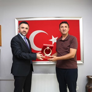 İl Müdürümüz Sn. Ömer Turan, Şehit-Gazi Birlik-Sen Başkan Yardımcısı Sn. Murat Burçak ve Yönetimini Ziyaret Etti - fotoğraf 1