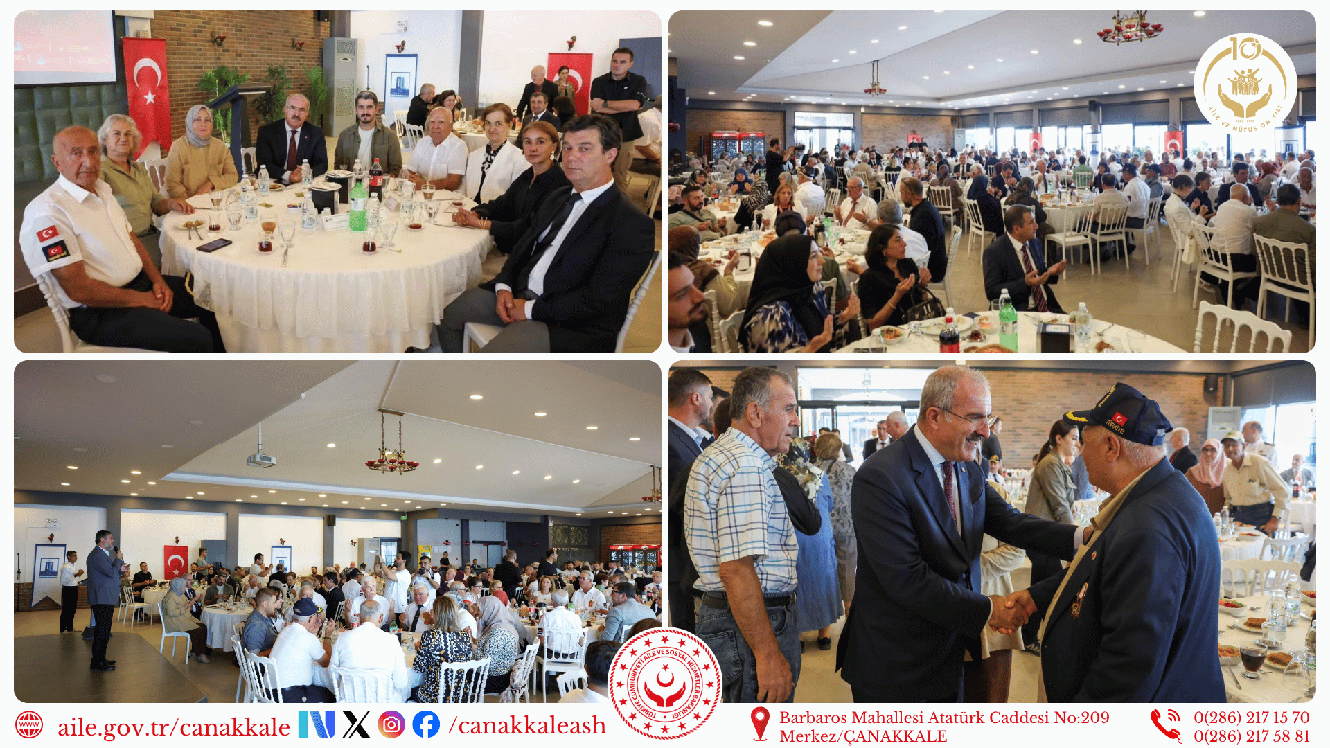 🇹🇷 Gazilerimiz Onuruna Yemek Programı