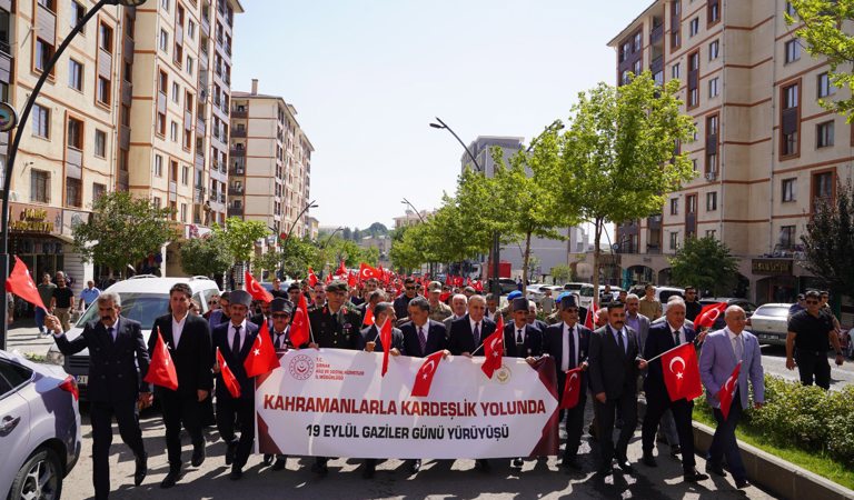 19 Eylül Gaziler Günü’nde Şırnak’ta Anlamlı Yürüyüş