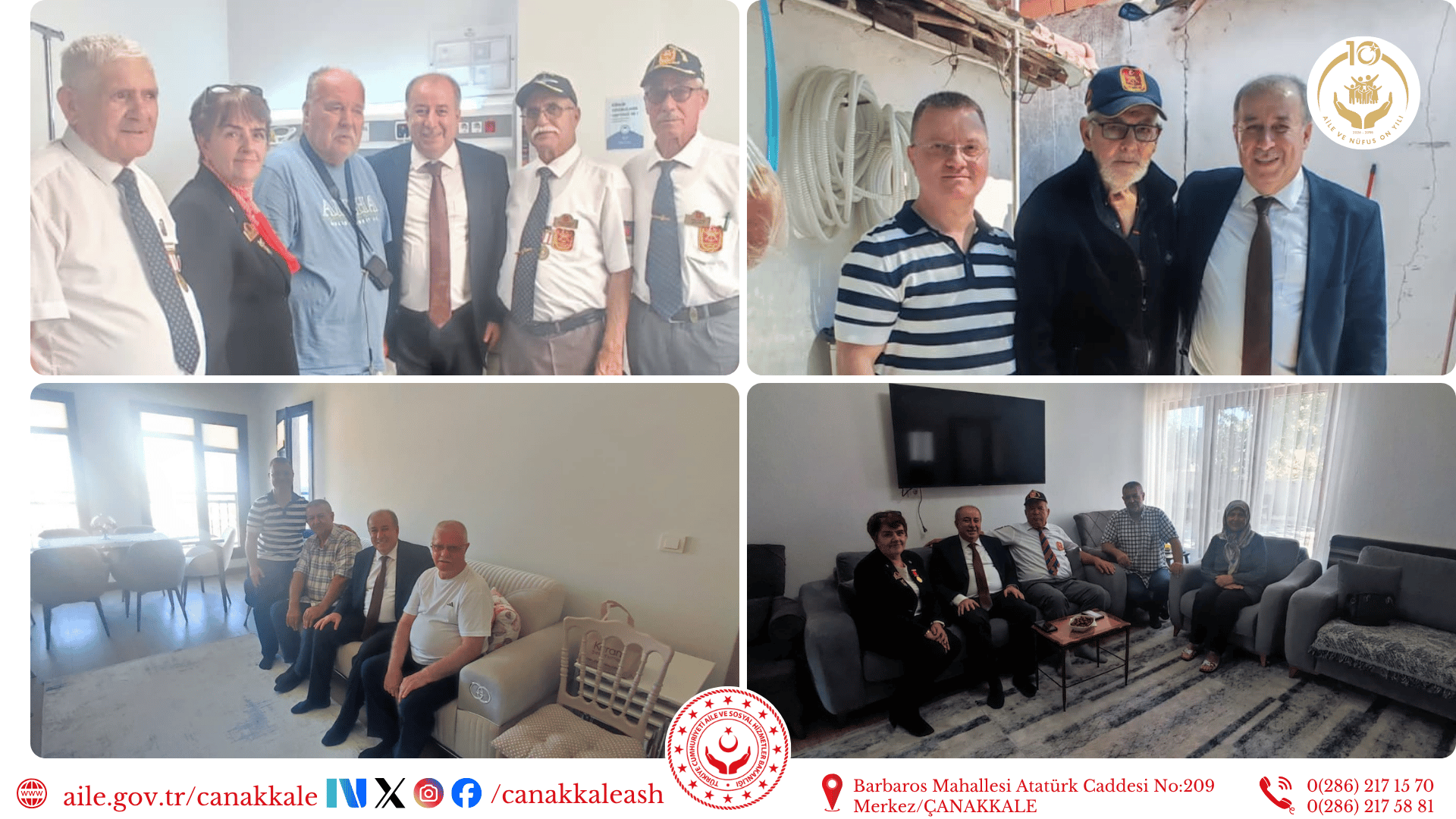 🇹🇷 Biga’da Gazilerimize Vefa Ziyareti