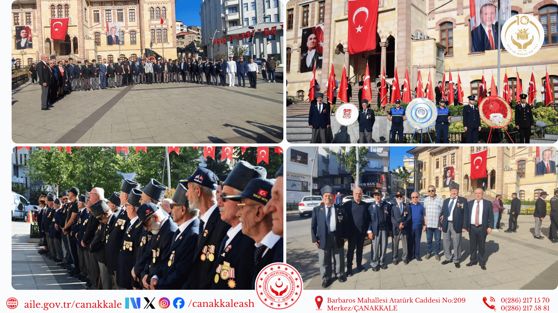 🇹🇷 Biga’da Gaziler Günü’nde Anlamlı Tören