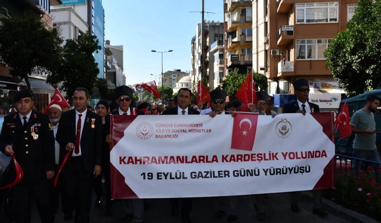 19 Eylül Gaziler Günü kapsamında “Kahramanlarla Kardeşlik Yolunda” Yürüyüşü