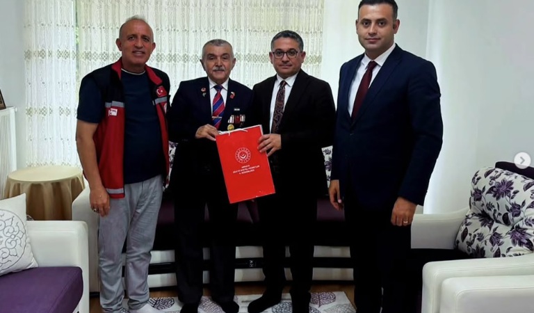 Kahraman Gazimiz İmdat YILDIZ Ziyaret Edildi