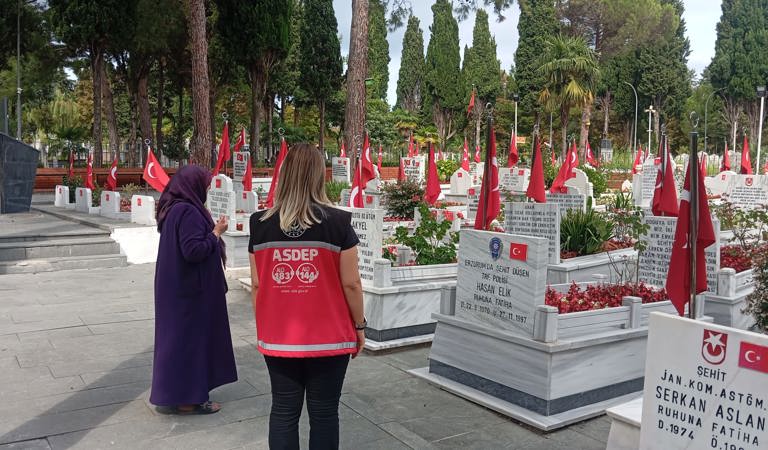 Şehit Annemizin Kabir Ziyaretine Eşlik Ettik 