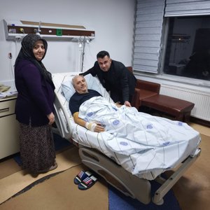 Şehidimiz Murat Ellik’in Babası Osman Ellik’e Geçmiş Olsun Ziyaretinde Bulunduk. - fotoğraf 1
