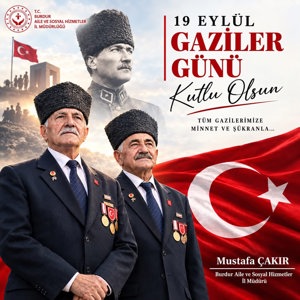 İL MÜDÜRÜMÜZ MUSTAFA ÇAKIR’IN 19 EYLÜL GAZİLER GÜNÜ MESAJI; - fotoğraf 1