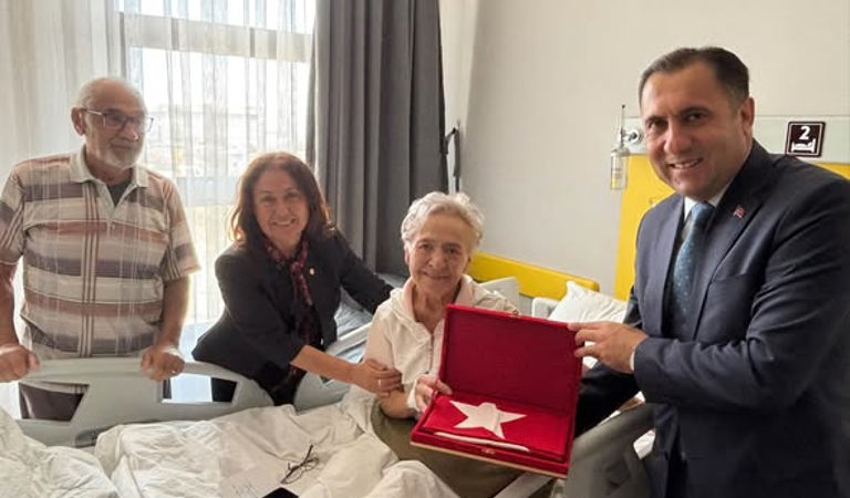  19 Eylül Gaziler Gününde Kıbrıs Barış Harekâtı Gazimiz Ümran ERDOĞDU' ya Ziyaret..
