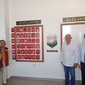 İl Müdürümüz Mahmut SELÇUK, Türkiye Harp Malulü Gazileri, Şehit Dul ve Yetimleri Derneği Milas Temsilcisi Sabri OĞUL’u ziyaret etti. - fotoğraf 1