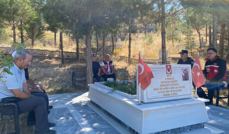 Şehidimiz Ramazan Demirci Kabri Başında Anıldı