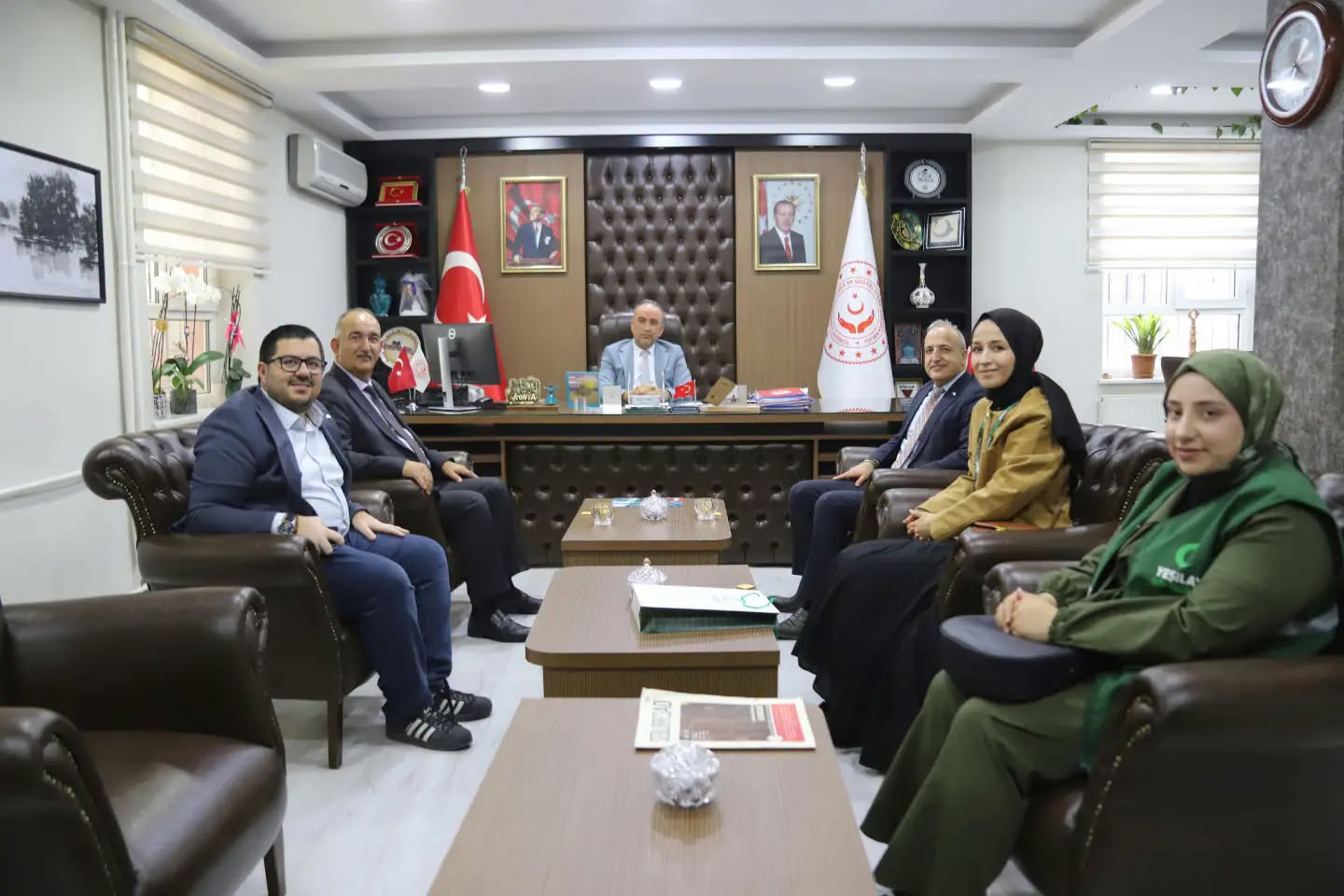 Yeşilay Konya Şubesinden İl Müdürümüz Arif TOPAL’a Ziyaret