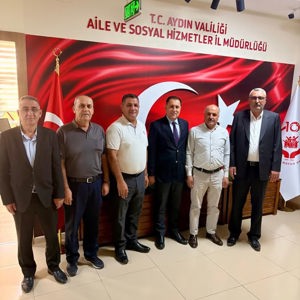 Aydın Muşlular Derneği Başkanı Orhan Aşık ve beraberindeki Yönetim Kurulu Üyeleri, İl Müdürümüz İlkay Türkoğlu’nu makamında ziyaret etti. - fotoğraf 1