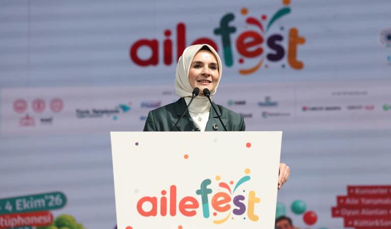 Aile ve Sosyal Hizmetler Bakanımız Göktaş, AileFest'in açılışında konuştu
