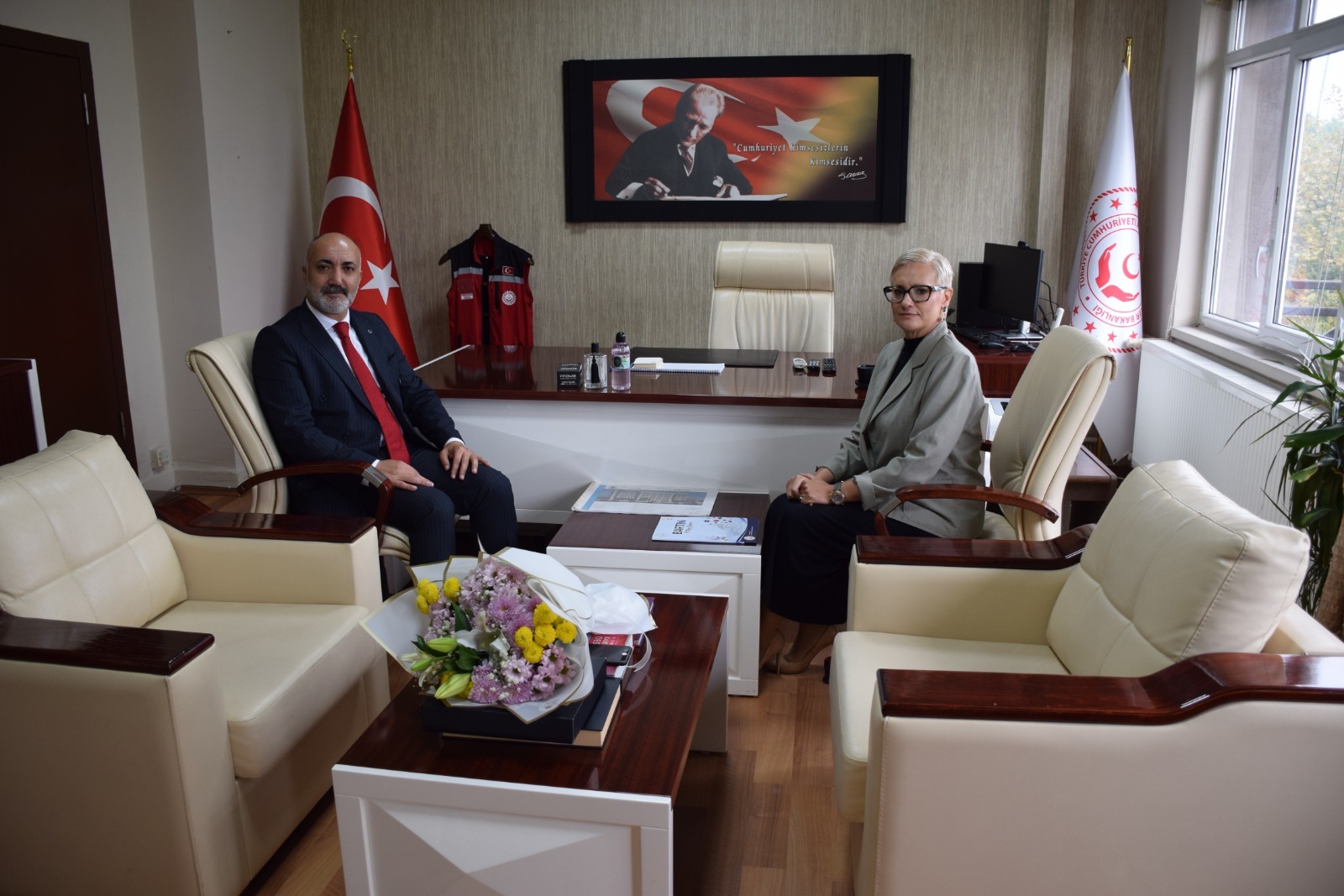 İl Müdürümüz Yavuz Korkmaz Görevini Deniz Şengezer’e Devretti