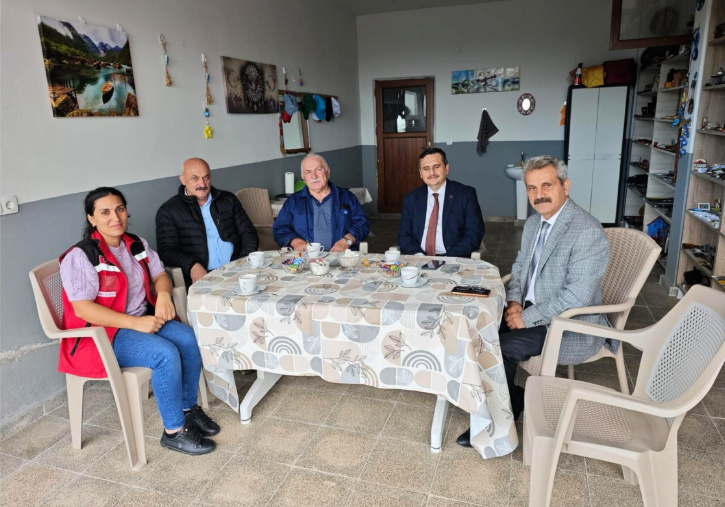 Erikbeli Yaylası’nı Güzelleştirme Derneği Başkanı Osman Çalık İkamet Adresinde Ziyaret Edildi.